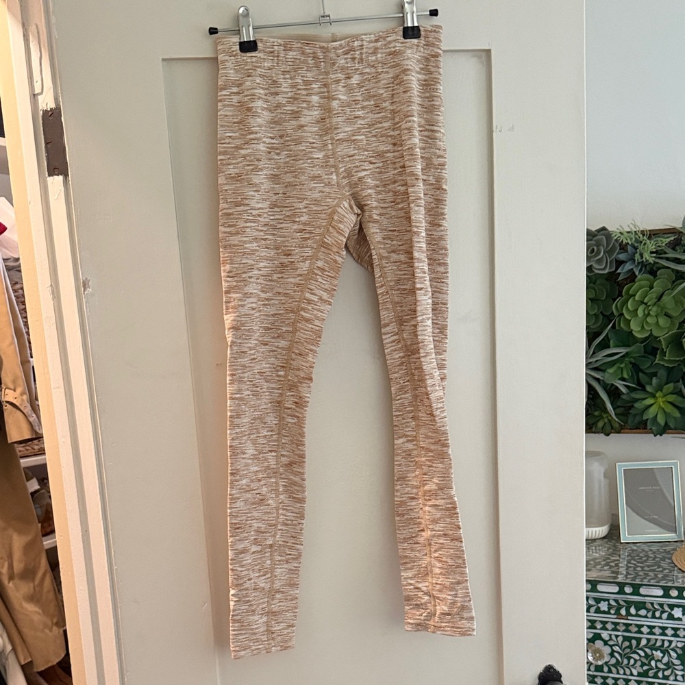 Outdoor Voices Brown Textured Leggings